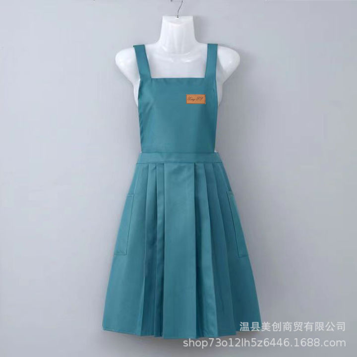 Fashionable%20plated%20dress%20style%20waterproof%20kitchen%20apron%20for%20kitchen%20gardening%20painting%20etc%20or%20shop%20-%20Image%202