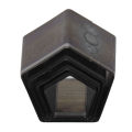 Leather Cutting Mold, Clean Cutting Leather Punching Dies Set 4Pcs Strong for Craft. 