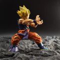 15.5CM Dragon Ball Anime Figure Battle Damage Shockwave Goku Manga Anime Statue PVC Action Figure Collection Model Toys Doll. 