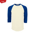 Men's Three Quarter 3/4 Raglan Sleeve Casual T-Shirt From Levin.