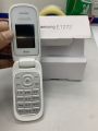 Original Samsung GT-E1272 2G folding duos feature phone has 1.77 inch screen, dual sim, internal storage 32 MB. 