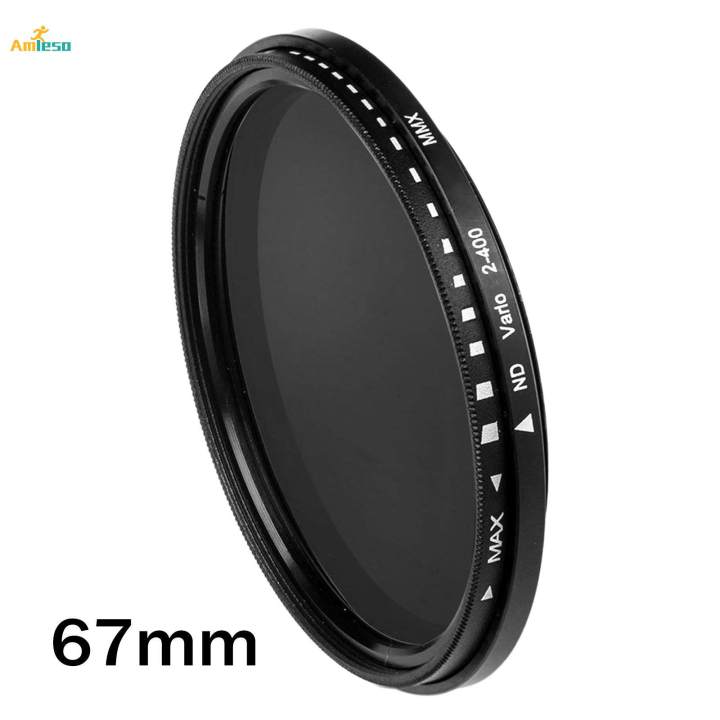（NEW）ND2 to ND400 Slim Fader Variable Adjustable ND Filter Optical Glass 37mm