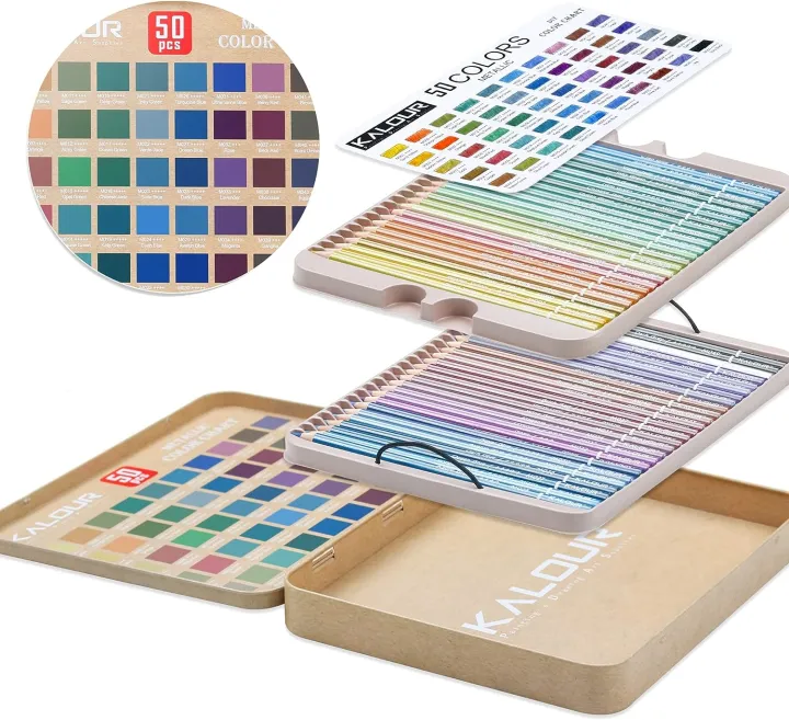 KALOUR%20Metallic%20Colored%20Pencils%20Set%20of%2050%20Colors%20-%20Image%209