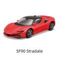 Bburago 1:43 Ferrari 488 F40 599 250 458 F12 Portofino 812 Roma SP1 SF90 F8 246 Enzo Static Simulation Diecast Alloy Model Car.