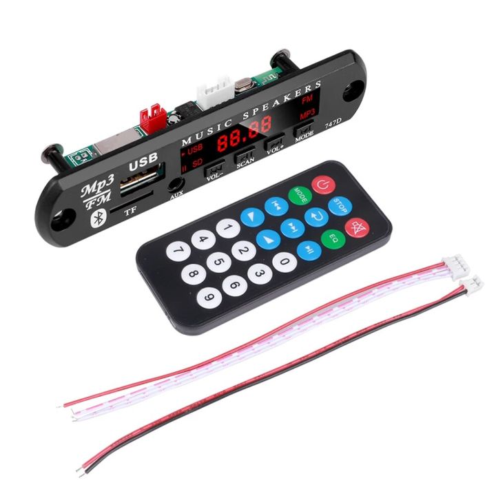 Kebidu%209V-12V%20Wireless%20Bluetooth%20MP3%20WMA%20Decoder%20Board%20Car%20Audio%20MP3%20Player%20USB%20TF%20FM%20Radio%20Module%20For%20Car%20Speaker%20-%20Image%206