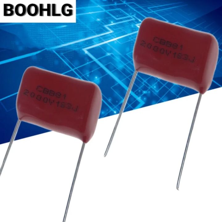 10pcs Metallized Polypropylene Film Capacitor CBB81 2000V 103J/153J/183J/223J /333J 2KV 103 153 183 223 333 Pitch 20mm