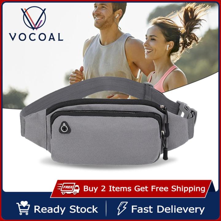 Vocoal Sports Waist Pack Bag Pouches Waist Belts Bag Cross Body Bag Chest Bag Adjustable Running Pouch Waterproof Crossbody Bag Money Phone Waist Fanny Pack Jogging Belt Fanny Pack