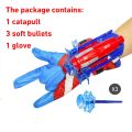 Disney Spider Mans Toys Kid Wrist Launcher Toy Set Super Hero Movie Figures Cosplay Glove Soft Bullet Birthday Gift for Children. 