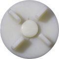 Mixer Grinder Jar Blender Motor Coupler 4CM 4 Teeth Round No Screw White.