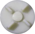 Preethi Motor Coupler Mixer Grinder Jar Blender Motor Coupler 4CM 4 Teeth Round No Screw White. 