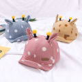 Cute Cartoon Baby Baseball Caps with Ears Sweet Dot Baby Boys Girls Hat Cap Spring Summer Outdoor Toddler Kids Sun Hats. 