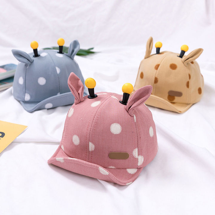 Cute%20Cartoon%20Baby%20Baseball%20Caps%20with%20Ears%20Sweet%20Dot%20Baby%20Boys%20Girls%20Hat%20Cap%20Spring%20Summer%20Outdoor%20Toddler%20Kids%20Sun%20Hats%20-%20Image%204