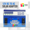 Solar Adapter 12V Dc To Ac (2 Socket) - Multi Plug - Multi Plug. 