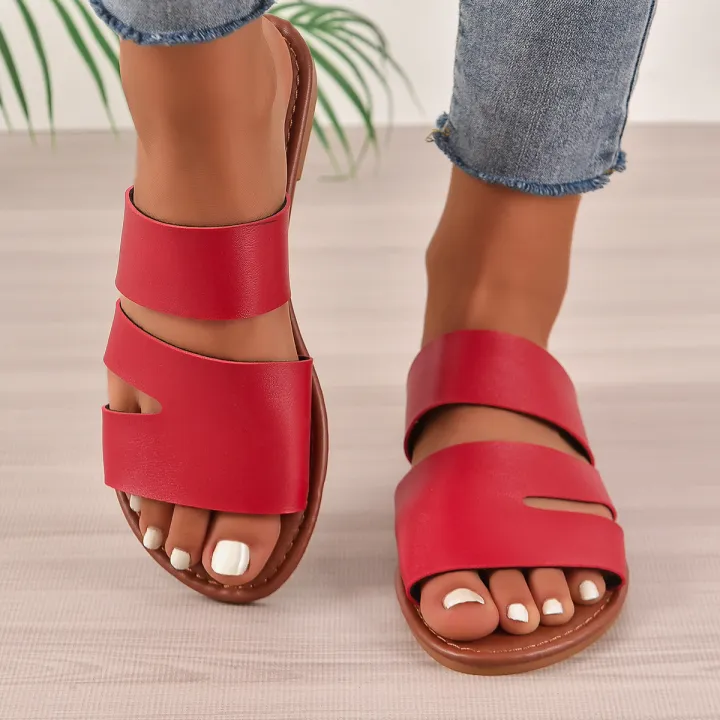 European%20and%20American%20style%20new%20sandals%20women's%20foreign%20trade%20plus%20size%202024%20spring%20and%20summer%20casual%20wear%20pullover%20toe%20strap%20flat%20slippers%20-%20Image%207