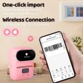 Phomemo M110 Label Maker - Portable Blue-tooth Thermal Label Maker Printer for Barcode, Clothing, Jewelry, Retail, Mailing, Compatible with Android & iOS System, Support 20mm-50mm Width Sticker Paper printing. 
