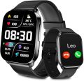 QCY GS Smart Watch 2.02 inch HD 60Hz Display Bluetooth Calling IPX8 Waterproof 24 Hours Heart Rate Monitor SPO2 Sensor 100+ Sports Modes Smartwatch. 