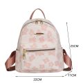Fashion Women Mini Backpack Flower Print Pure Small Backpacks Canvas Student School Bag for Girls Portable Shoulder Rucksack New.