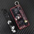 Durable Phone Holder Phone Case For VIVO IQOO8 Soft case Protective Fashion Design Lanyard Dirt-resistant Anti-dust Ring.
