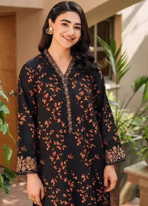 New%20exclusive%20designed%20VIP%20Linen%20Screenprint%20Les%20Work%202%20Piece%20For%20Stylish%20Women/Girls%20-%20Image%202