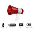 Hand Mike 619U Handheld Lithium Professional Portable 30 Watt Megaphone Loud Speaker. 