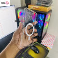 Motorola Moto G86 Power Berlia Transparent Magnatic Magsafe Anti Yellow Clear Protective Phone Case Back Cover. 