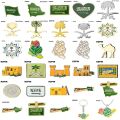 Saudi Arabia Badge Flag Brooch National Flag Lapel Pin International Travel Pins Collections.