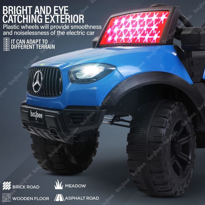 GoodLuck%20Baybee%20Kids%20Battery%20Operated%20Car%20Jeep%20Rechargeable%20Car%20for%20Kids%20Electric%20car%20for%20Baby%20Ride%20On%20Toy%20Car%20with%20R/C%20for%20Boys%20&%20Girls%20Kids%203%20to%208%20Years-Benzee%20Blue%20-%20Image%204