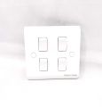 Energy Super Gang Switch Economy Value Pack: 4 Gang Switch + Fan Dimmer + 13A Multi Socket + 3-Gang Plastic Box.. 