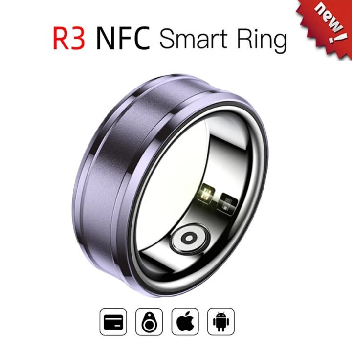 Smart Rings for Men NFC Finger Digital Ring Health Tracker Heart Rate