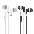 3.5mm Stereo Earphones Headset With Volume Control Wired Headphones In Ear High Definition Deep Bass Dropshipping No Mic.