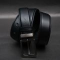 Zays Full-Grain Leather Belt For Men – Anti-Crack, Hand-Stitched, Cut-to-Fit with Luxury Box. 