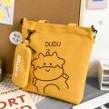 Zippered Canvas Bag Design Cartoon Tote Bag Canvas Fashion Student Handbag for Casual Use Fashion Accessory Shopping Bag Daily Carry Casual Wear School Bag Women's Fashion Carry. 