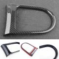 Carbon Fiber Car Interior Gear Shift Panel Trim Cover For Ford Mustang 2015-2018 Decoration Frame Car Stickers. 