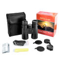 12×42 HD Zoom Binoculars Low Light Level Night Vision Binocular BAK4 Prism Long Distance Telescope with Diopter Ring for Hunting. 