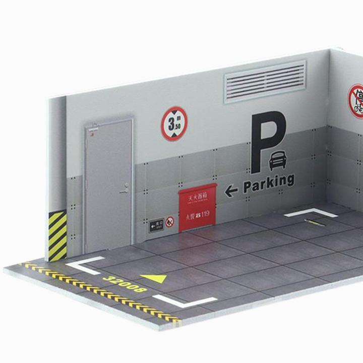 1/32%20Scale%20Die-cast%20Car%20Garage%20Display%20Stand,%20Thick%20PVC%20Mini%20Car%20Garage%20Scene%20for%201:32%20Model%20Car%20Parking%20Space,%208.03x4.57x3.23inch%20-%20Image%206