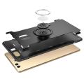 For Huawei P9 Plus Phone Case, Luxury Magnetic Armor Silicone Case Cover Metal Ring Hard Case  Casing. 