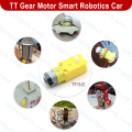 Gear Motor DC 3V 6V 100RPM 200RPM Gear Motor Dual Shaft Smart Robotics Car TT Gear Motor Double Shaft Dual Axis Geared TT Motor For Smart Robot Car Toys Tool Sets.