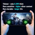 Finger Sleeve Luminous 1pair Game Controller Game Pad Accessories Thumb Sleeve Glove For Mobile Gaming Non-scratch Touch Screen. 