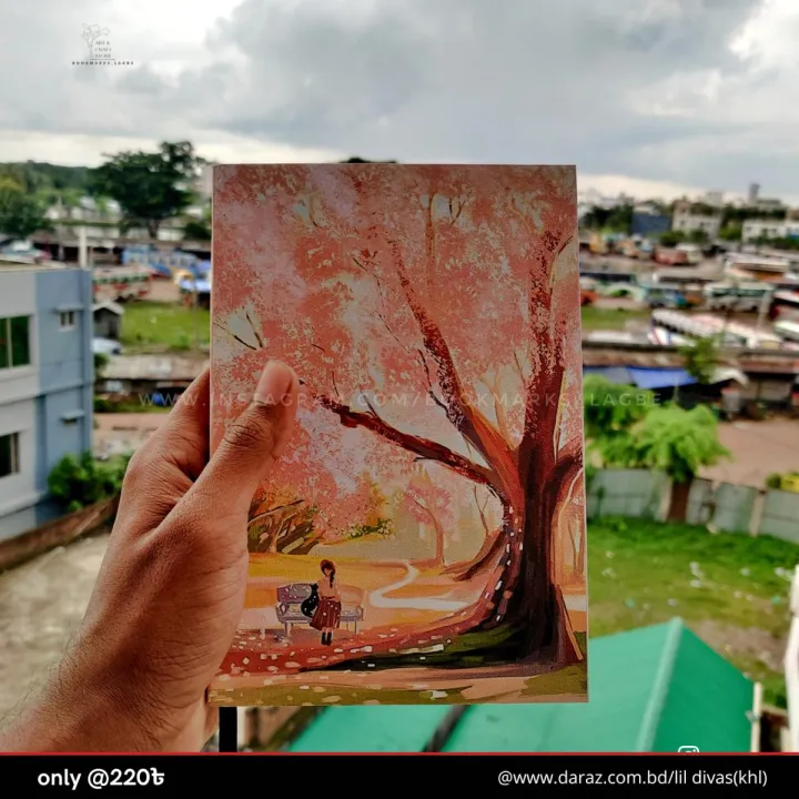 Aesthetic Notebook ( blank pages, 20cm/14cm size,120 pages)