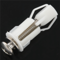 Toilet Seat Hinges Screws WC Hole Fixing Easy Installation 12 Pack. 