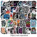 【The road to happiness Store】fantasy space astronaut cartoon stickers waterproof stickers notebook skateboard graffiti stickers toys. 