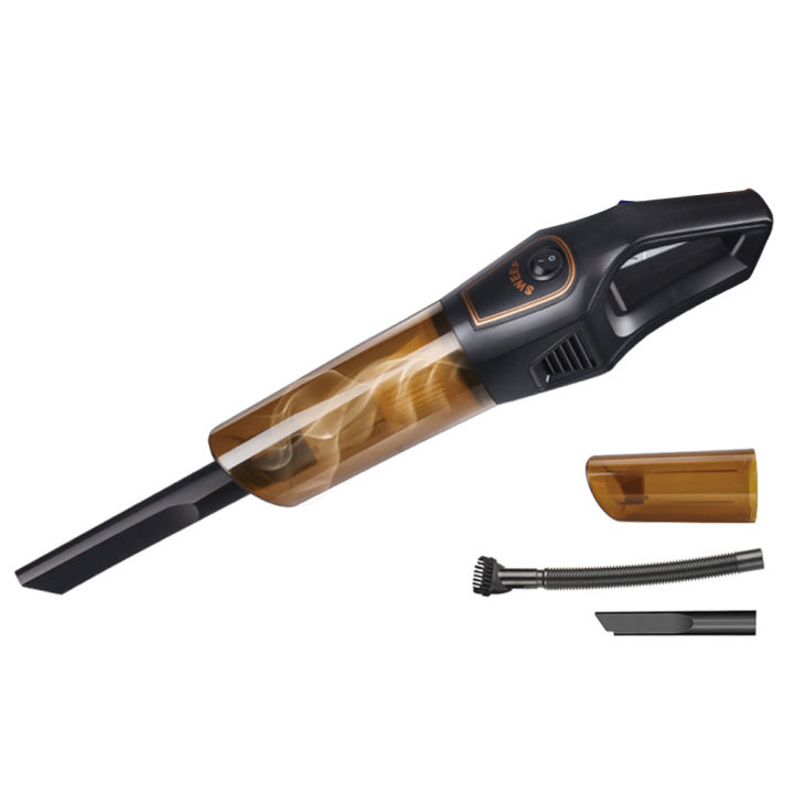 1 Piece 9000Pa High Power Powerful Vacuum Cleaner Rechargeable Multifunctional Handheld Vacuum Cleaner Black