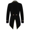 Kids Boys Girls Circus Ringmaster Tailcoat Jacket Long Sleeves Lapel Collar Tuxedo Coat Halloween Carnival Party Cosplay Costume. 