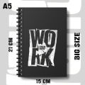 Notebook Aesthetic Journal Clock Design Writing Pad K709. 