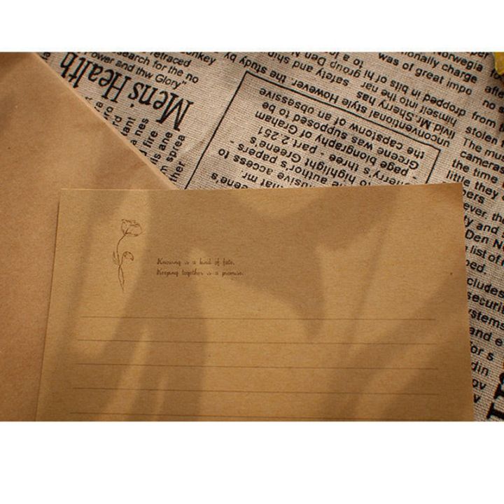 Type 90 Paper (New)12 Pc Vintage Kraft Paper Writing Paper European tyle Paper for ...