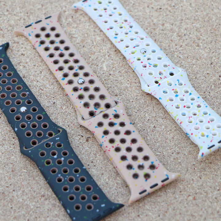 For Apple Watch Nike Sport Silicone Strap For 49mm/45mm/44mm/42mm