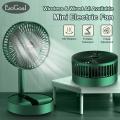 JvGood Electric Mini Foldable Telescopic Fan - Green.