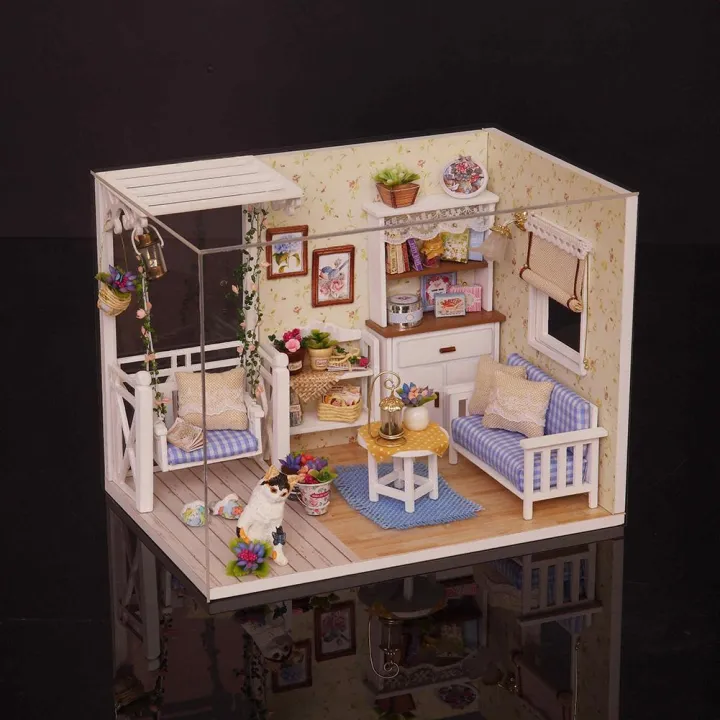 Doll%20House%20DIY%20Furniture%20Dust%20Cover%203D%20Wooden%20Mini%20Dollhouse%20Toy%20for%20Kids%20-%20Image%205