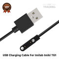 Imilab Imiki TG1 Magnetic Charging Cable 2 Pin High Quality USB Charger Cable USB Charging Cable Dock Bracelet Charger for Xiaomi Imilab Imiki TG1 Smart Watch. 