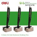 3 PCS Deli Desk Pen 0.5mm Gel Pen Business Black Desk Counter Table Gel pens. 